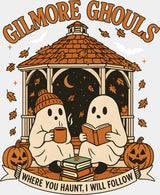 Gilmore Ghouls Where You Haunt I Will Follow Halloween DTF Transfer Adult Unisex S & M (10’’) / Light Color Design (See