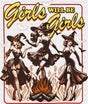Girls Will Be Girls Vintage Halloween DTF Transfer
