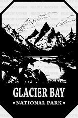 Glacier Bay National Park Design - Parks Dtf Transfers Adult Unisex S & M (10’) / Black