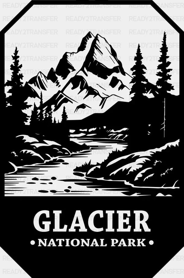 Glacier National Park Design - National Parks DTF Transfers