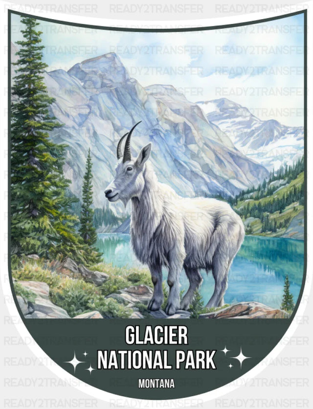 Glacier National Park Montana - National Parks DTF Transfer ready2transfer