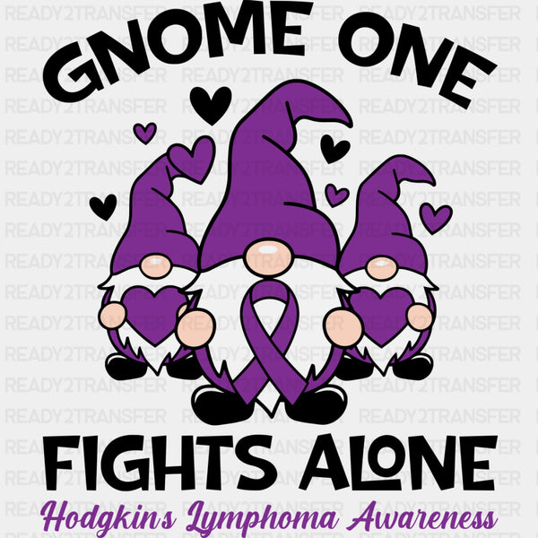 Gnome One Fights Alone, Hodgkin's Lymphoma - Lymphoma DTF Transfers