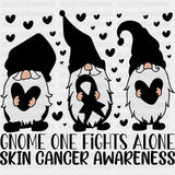Gnome One Fights Alone - Melanoma DTF Transfers