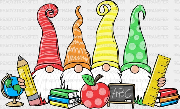 Gnome Teacher DTF Heat Transfer