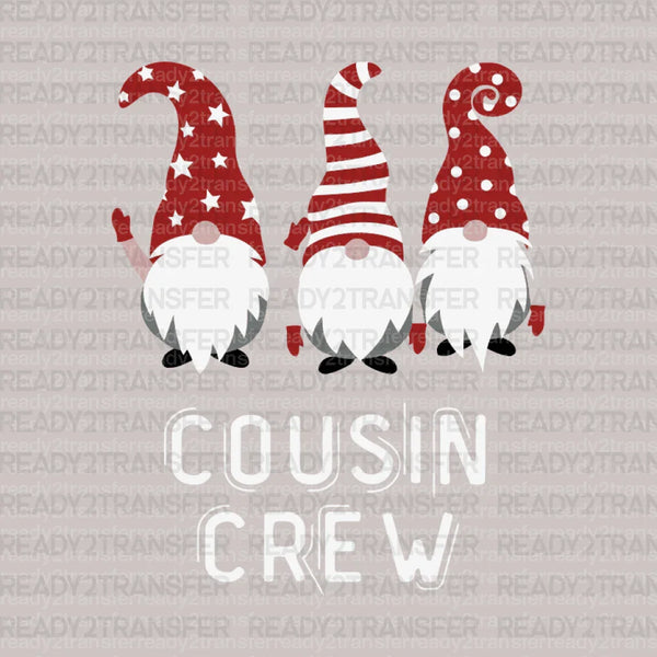Gnomes Cousin Crew DTF Transfer