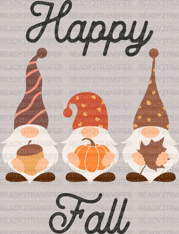 Gnomes Happy FALL DTF Transfer