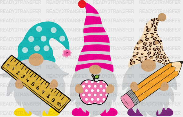 Gnomes Teacher Design  - Teachers DTF Heat transfer