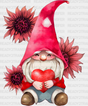 Gnomie Floral Dtf Transfer