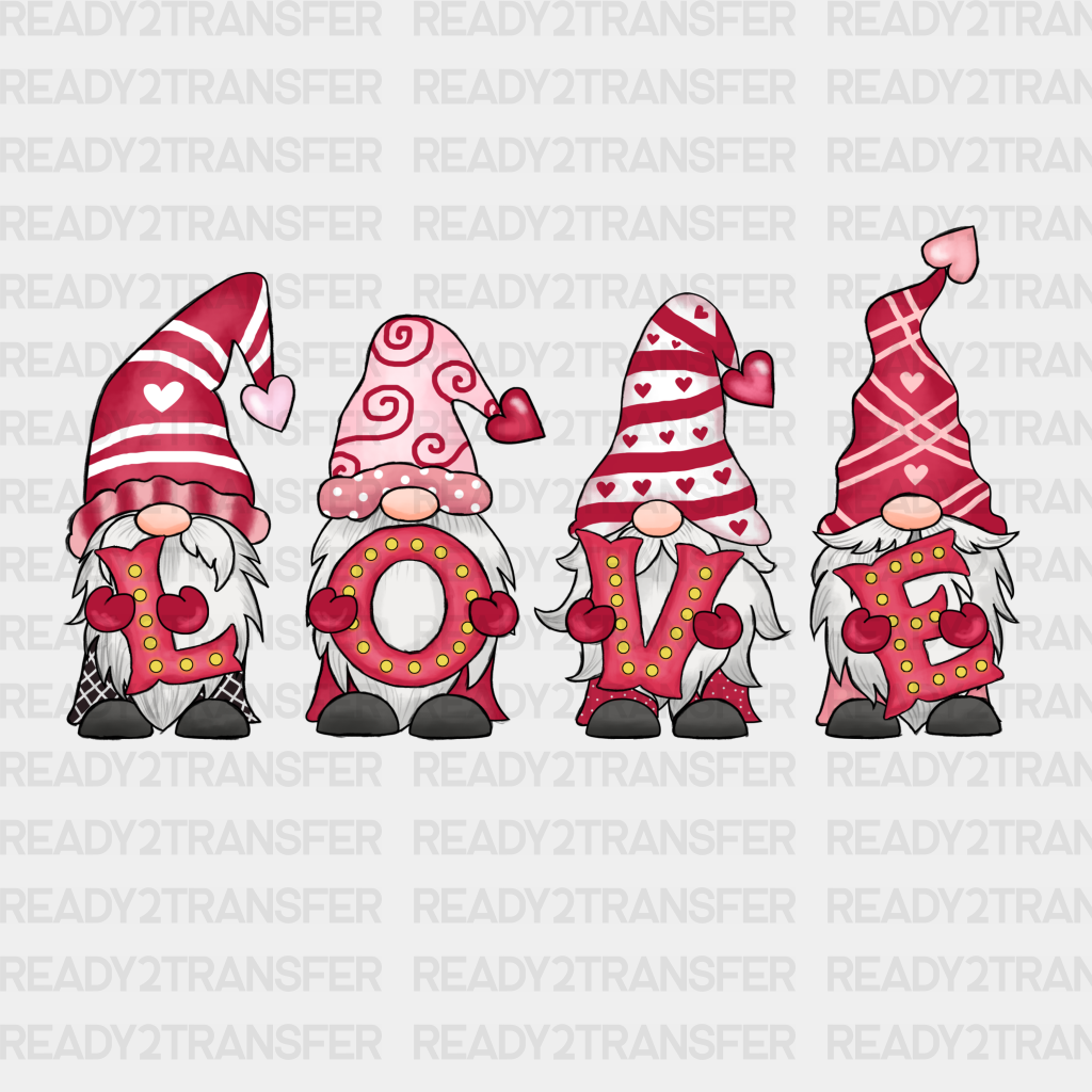 Gnomies Carry Love 2 Dtf Transfer