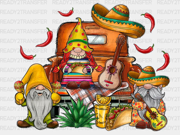 Gnomies Guitar DTF Transfer