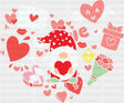 Gnomies Valentine Vibes Dtf Transfer