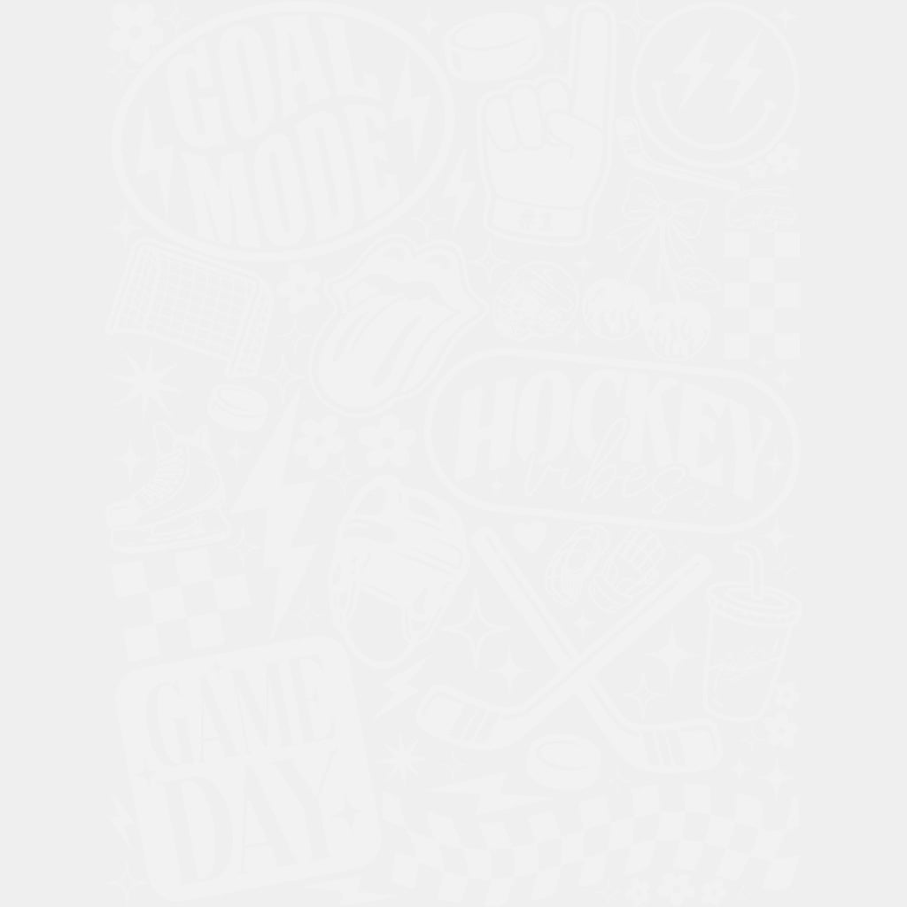 Goal Mode, Game Day - Hockey DTF Transfers ready2transfer Light Color Design (See Imaging)