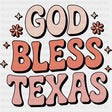 God Bless Texas - States & Cities DTF Transfer ready2transfer