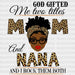 GOD GIFTED ME TWO TITLES DTF Transfer ready2transfer Black