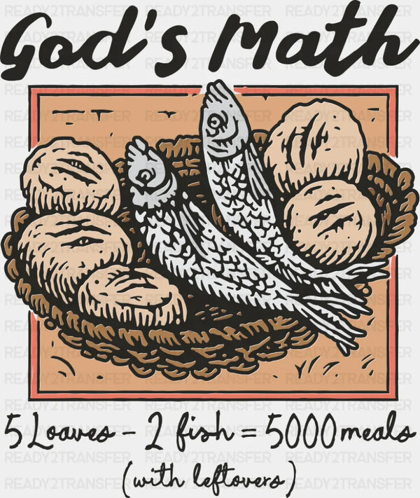 God's Math - Faith DTF Transfer
