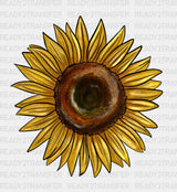 Golden Daisy Dtf Transfer