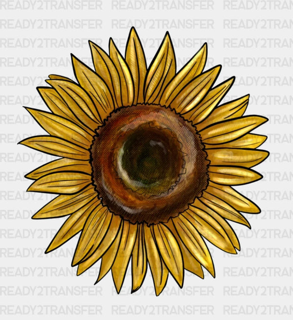 Golden Daisy DTF Transfer