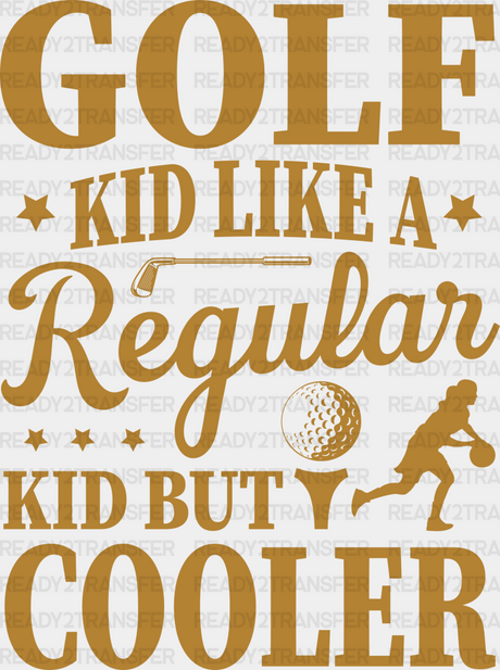 Golf Kid - Dtf Heat Transfer