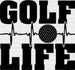 Golf Life - Golf DTF Heat Transfer ready2transfer Black