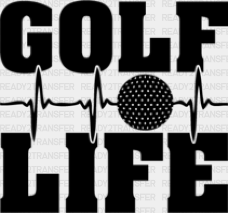 Golf Life - Dtf Heat Transfer Adult Unisex S & M (10’’) / Black