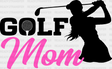 Golf Mom - Dtf Heat Transfer Adult Unisex S & M (10’’) / Black