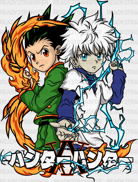 Gon Freecss And Killua Zoldyck Cool Design - Hunter X Dtf Transfer