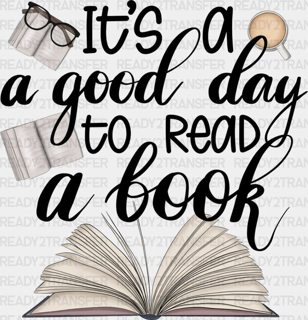 Good Day To Read A Book - Reading DTF Heat Transfer