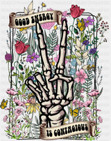 Good Energy Is Contagious - Mental Health DTF Transfer