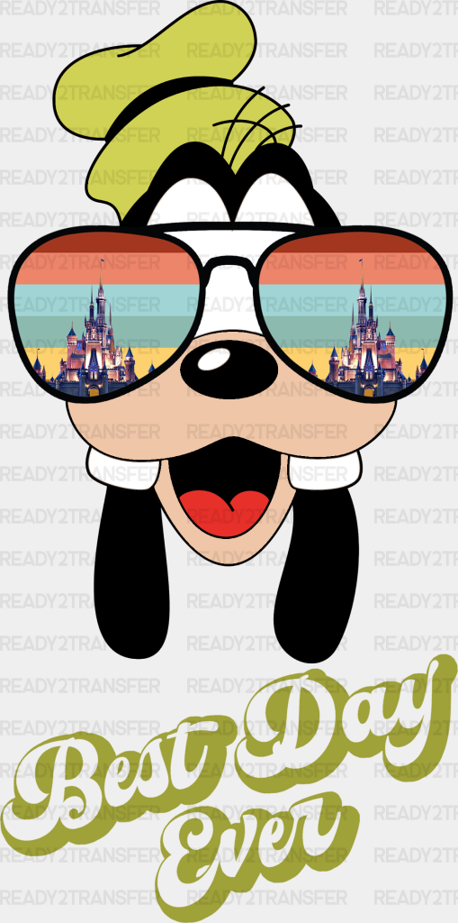 Goofy Best Day Ever Disney Dtf Transfer