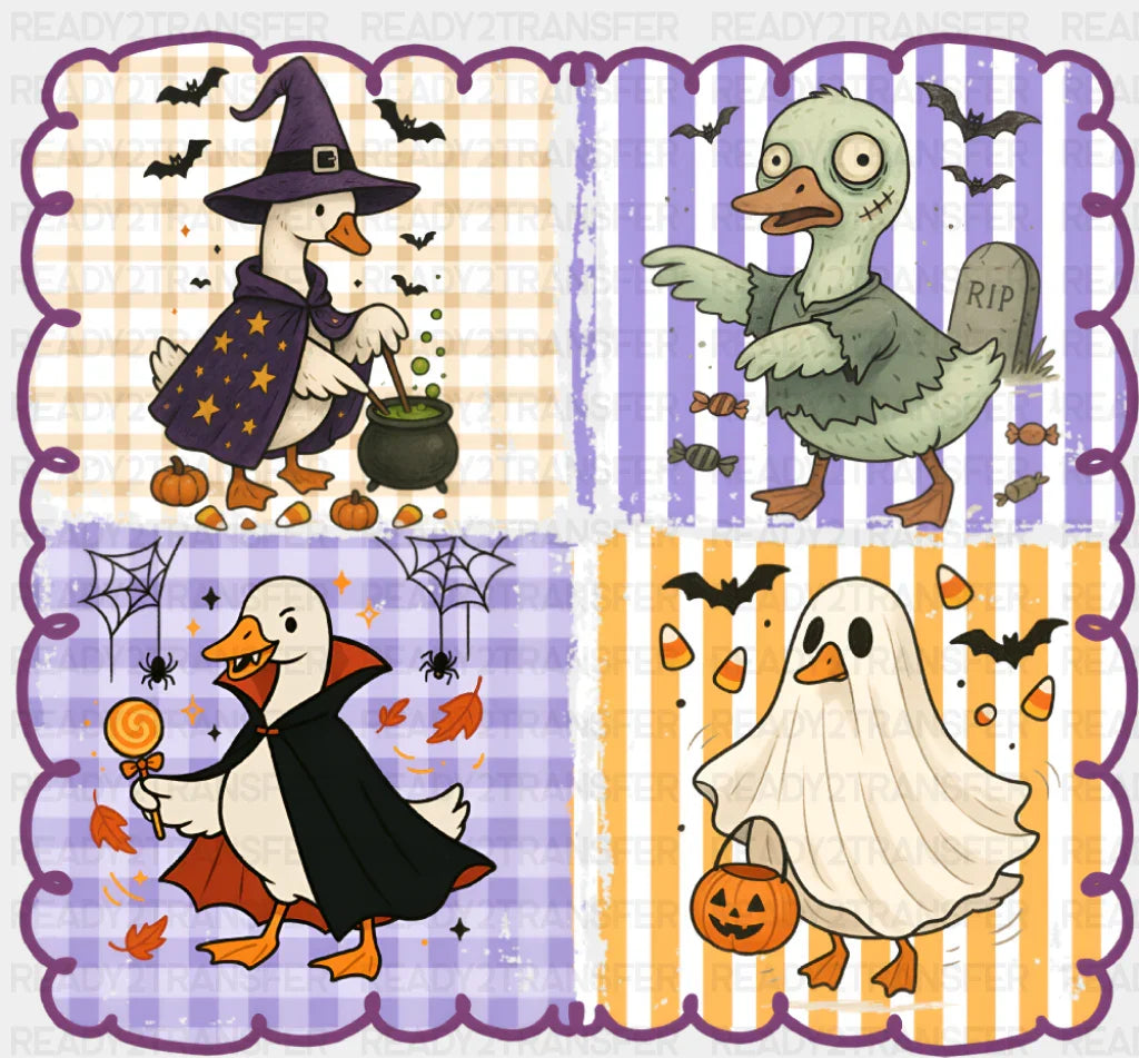Goose Collage - Halloween DTF Transfer ready2transfer