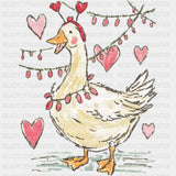 Goose Heart Strings - Valentine's Day DTF Transfers ready2transfer