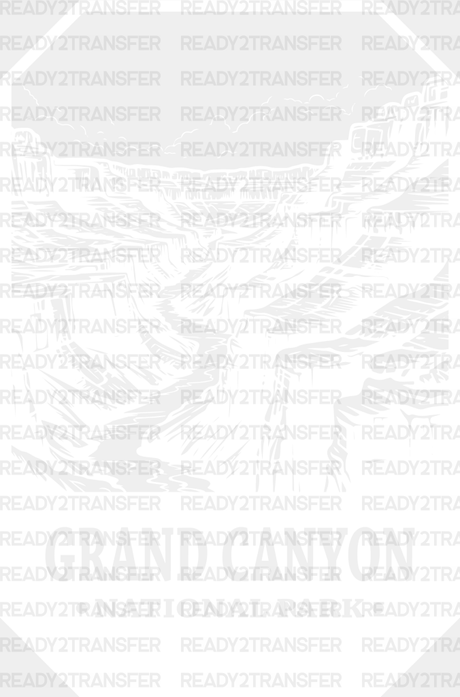 Grand Canyon National Park Design - Parks Dtf Transfers Adult Unisex S & M (10’) / White