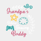 Grandpa's Future Gaming Buddy - Baby DTF Transfer ready2transfer Light Color Design (See Imaging)
