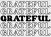 Grateful DTF Transfer ready2transfer Black
