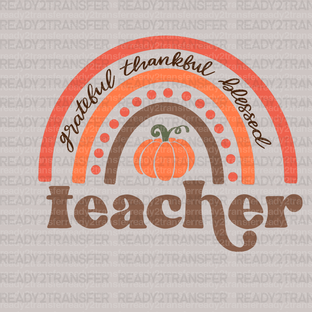 Grateful Teacher DTF Transfer - ready2transfer