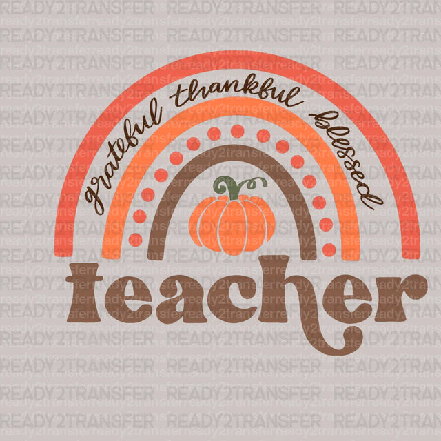 Grateful Teacher DTF Transfer ready2transfer