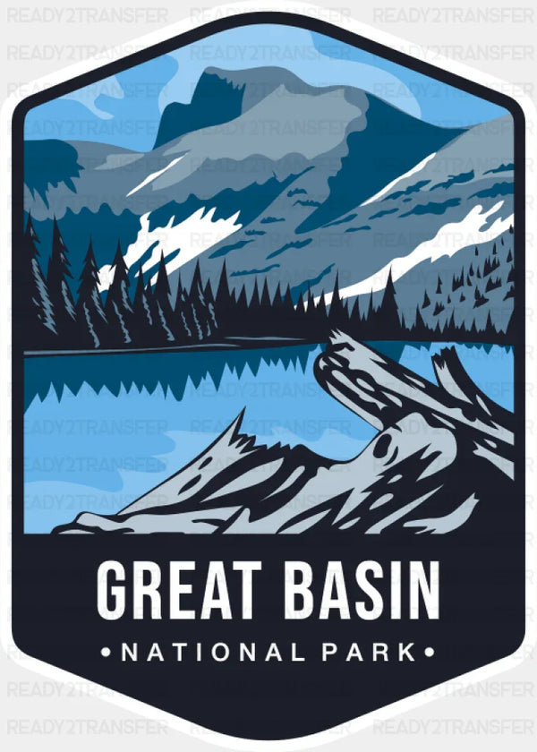 Great Basin National Park Colorful Design - National Parks DTF Transfer