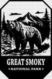 Great Smokey National Park Design - National Parks DTF Transfers ready2transfer Black