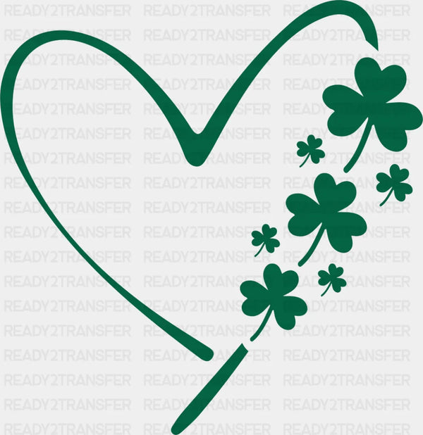 Green Heart Clovers - St. Patrick's Day DTF Transfer