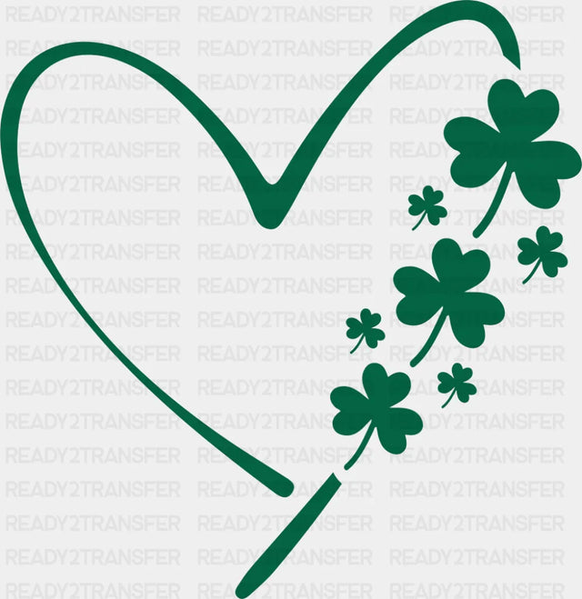 Green Heart Clovers - St. Patrick’s Day DTF Transfer
