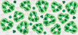 Green Hearts And Clovers - St Patrick Cup Wrap Uv Sticker Permanent Dtf Decal