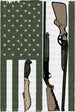 Green Rifle DTF Transfer ready2transfer Black