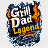 Grill Dad Legend - BBQ DTF Transfers ready2transfer