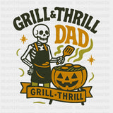 Grill & Thrill Dad - BBQ DTF Transfers ready2transfer