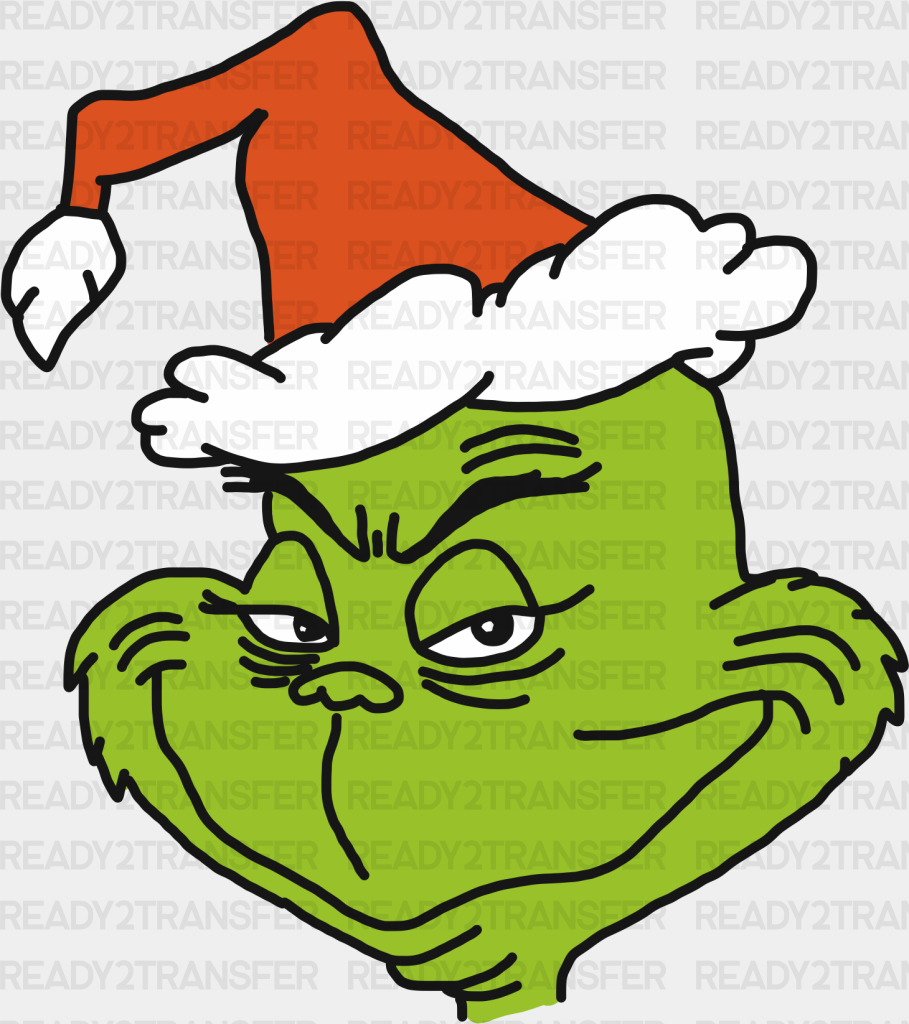 Grinch Hat Dtf Transfer