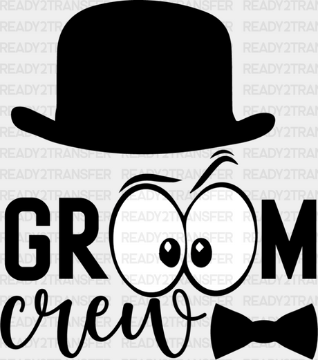 Groom Crew - Bachelor Iron On Dtf Transfer Adult Unisex S & M (10’’) / Dark Color Design (See