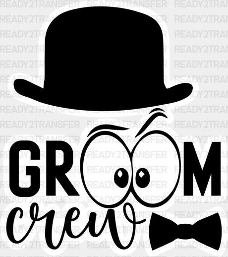 Groom Crew - Bachelor Iron On Dtf Transfer Adult Unisex S & M (10’’) / Light Color Design (See