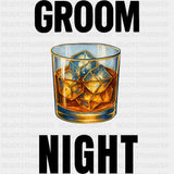 Groom Night - Bachelor DTF Transfer ready2transfer Dark Color Design (See Imaging)