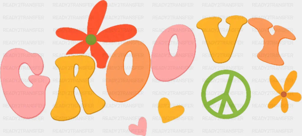 Groovy - Good Vibes DTF Transfer