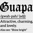 Guapa Definition - Hispanic Heritage Month DTF Transfers - Adult Unisex - S & M (10’’) / Dark Color Design (See Imaging)